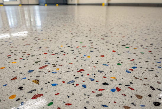 Çimento terrazzo zemin kaplama | proepoksi 2026 2 Çimento terrazzo zemin kaplamalar