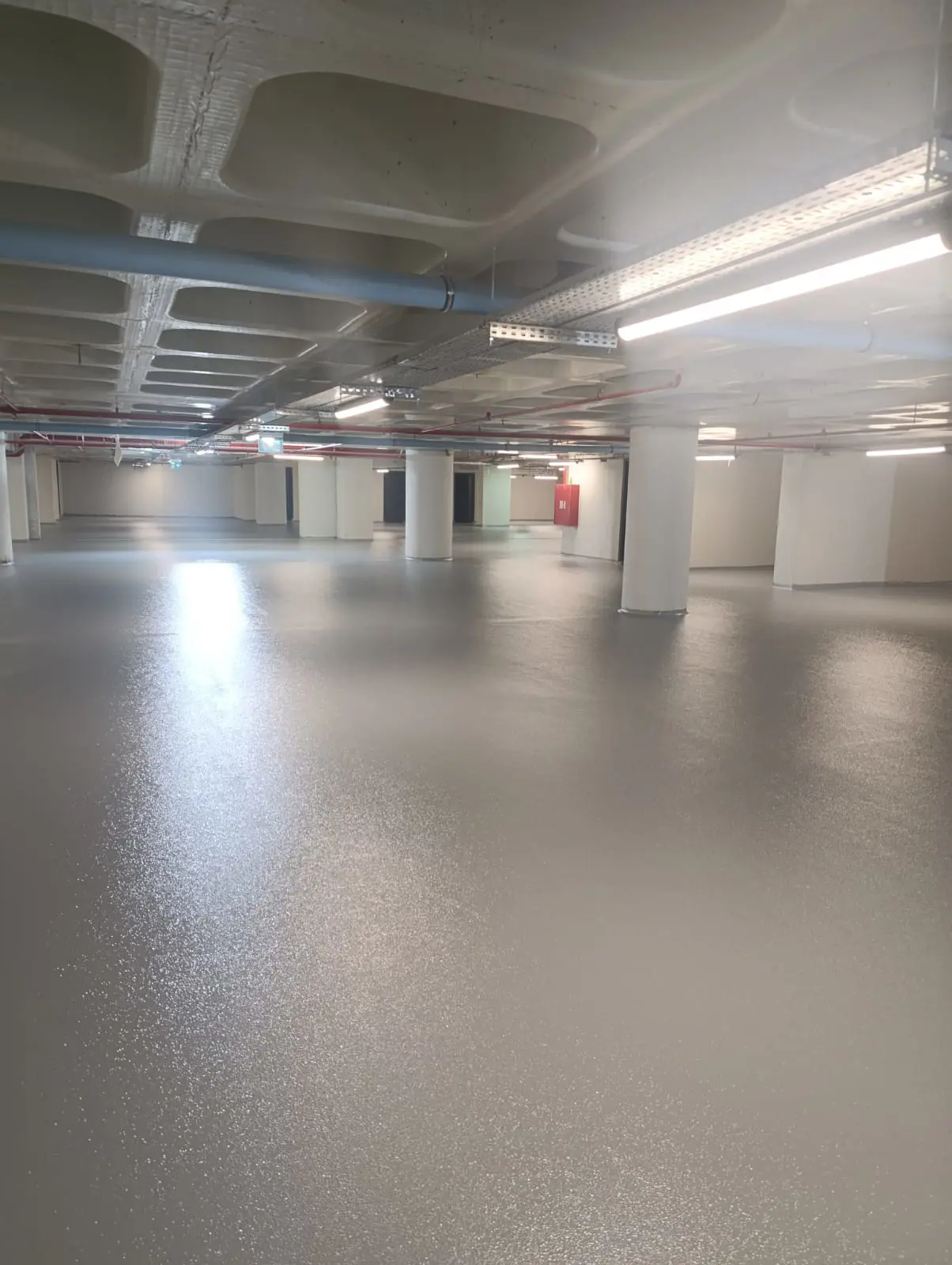 epoksi zemin kaplama portakal desen