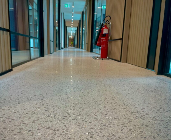 nisantasi ofis zemin kaplama terrazzo proepoksi